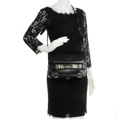 Proenza Schouler Leather PS11 Classic Shoulder Bag Black 2 of 11