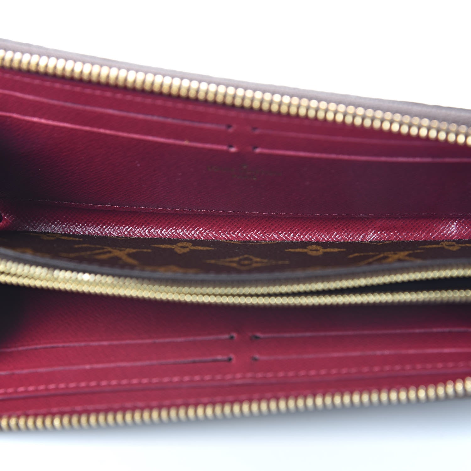 Louis Vuitton Monogram Clemence Wallet Fuchsia 6 of 7