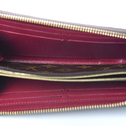 Louis Vuitton Monogram Clemence Wallet Fuchsia 6 of 7
