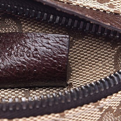 Gucci Monogram Web Belt Bag Dark Brown 6 of 12