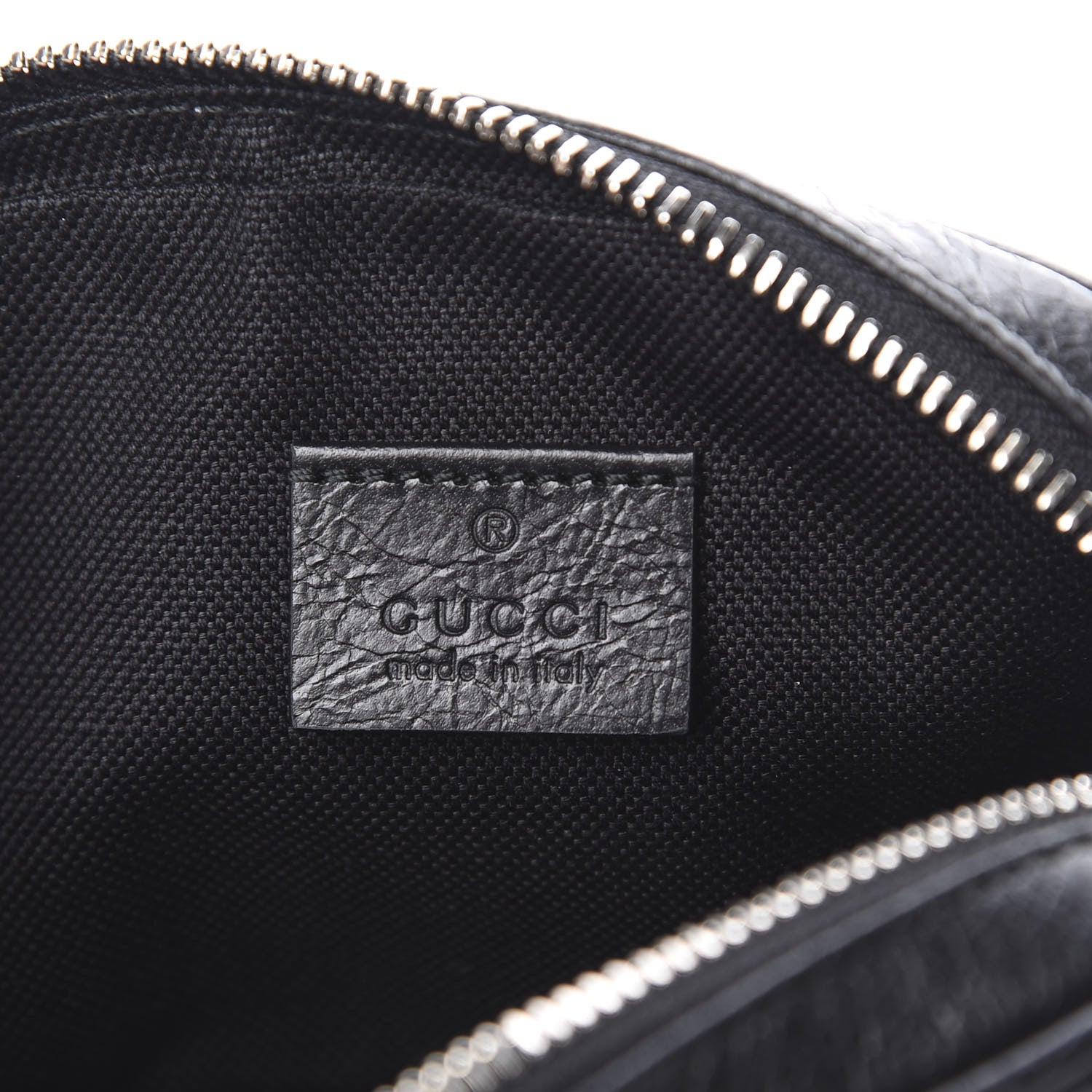 Gucci Fluffy Calfskin Mini Morpheus Belt Bag 90 36 Black 6 of 12