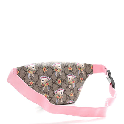 Gucci GG Supreme Monogram Childrens Bunny Print Belt Bag Multicolor 3 of 10