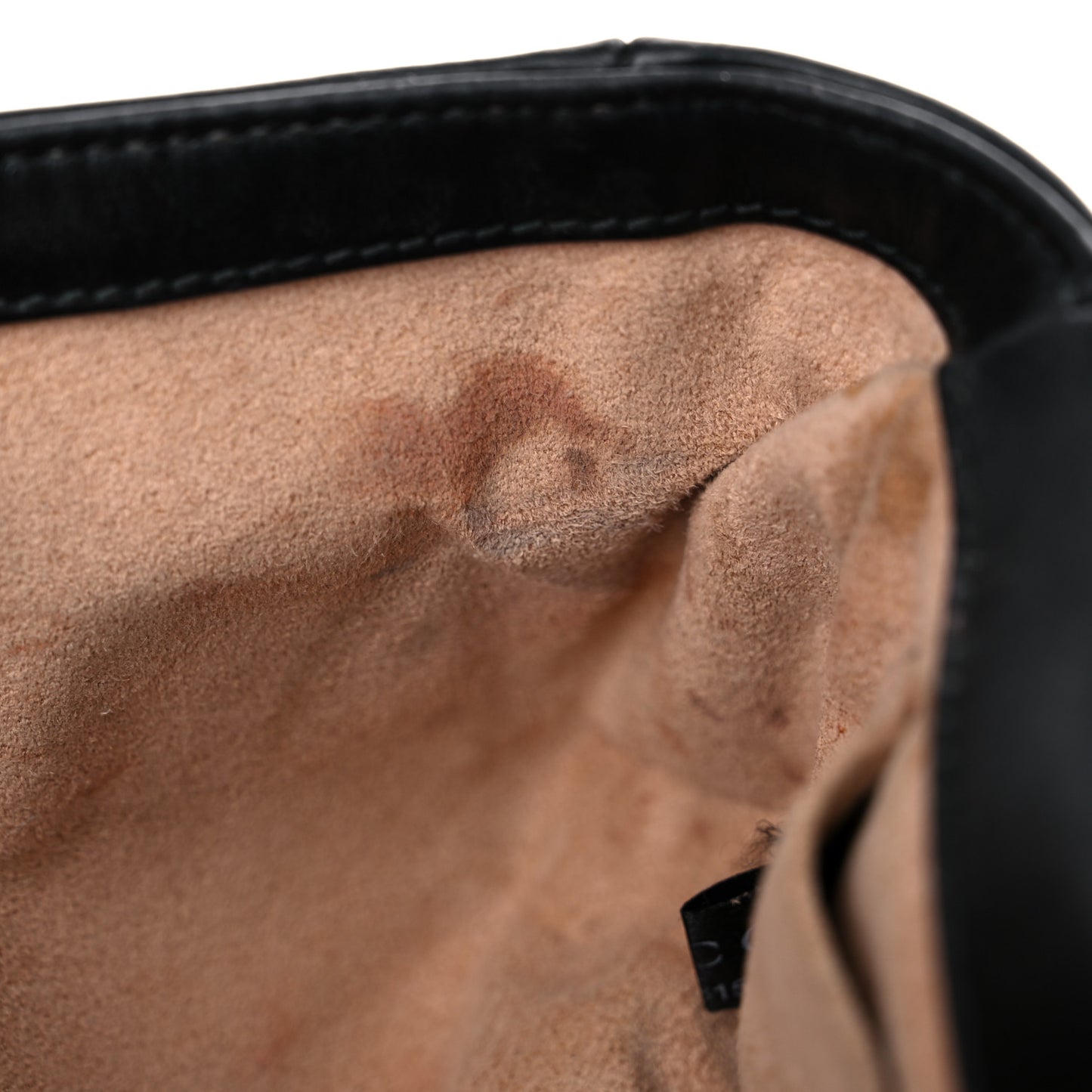 Calfskin Matelasse Mini GG Marmont Shoulder Bag Black