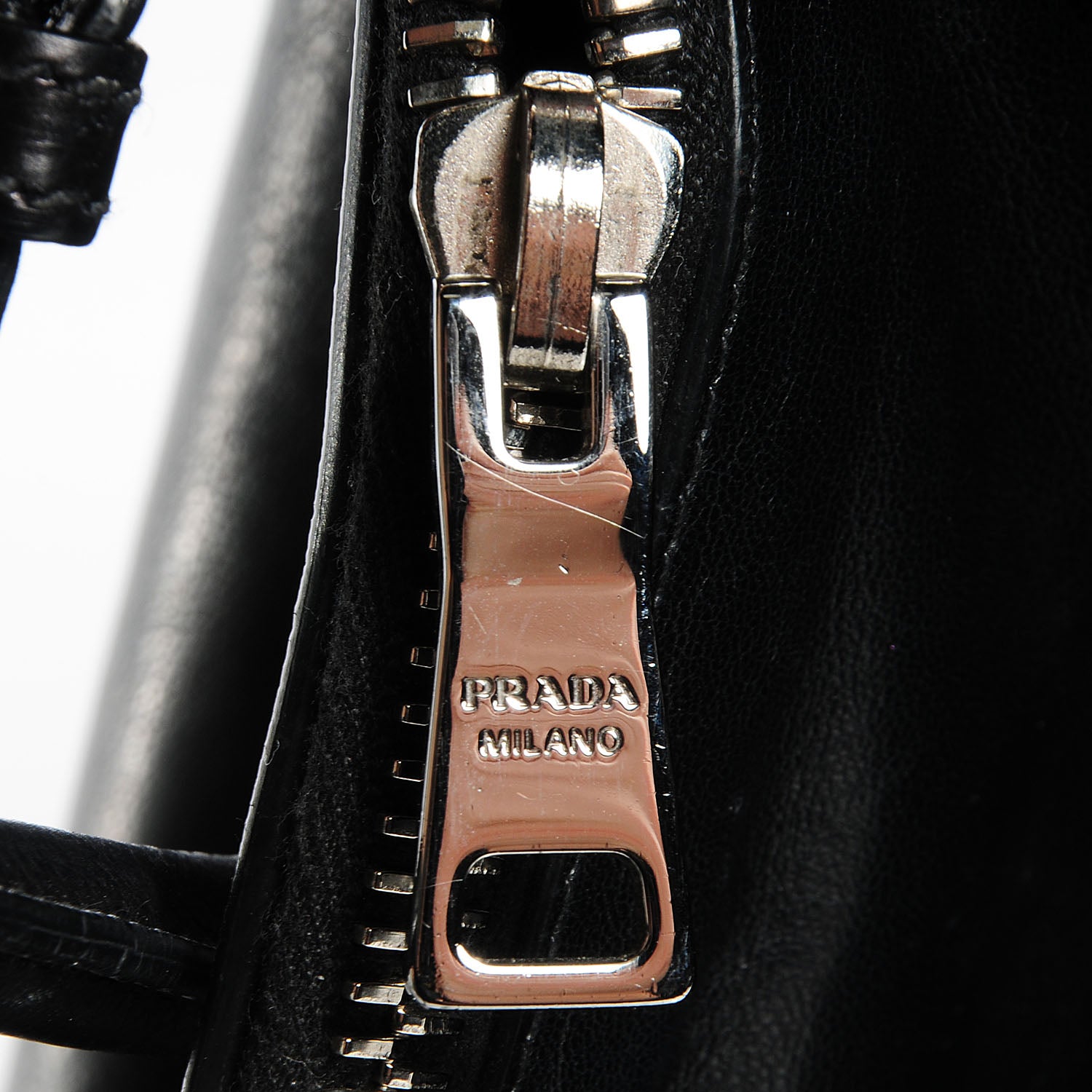Prada Glace Calf Twin Pocket Tote Nero Black 3 of 14