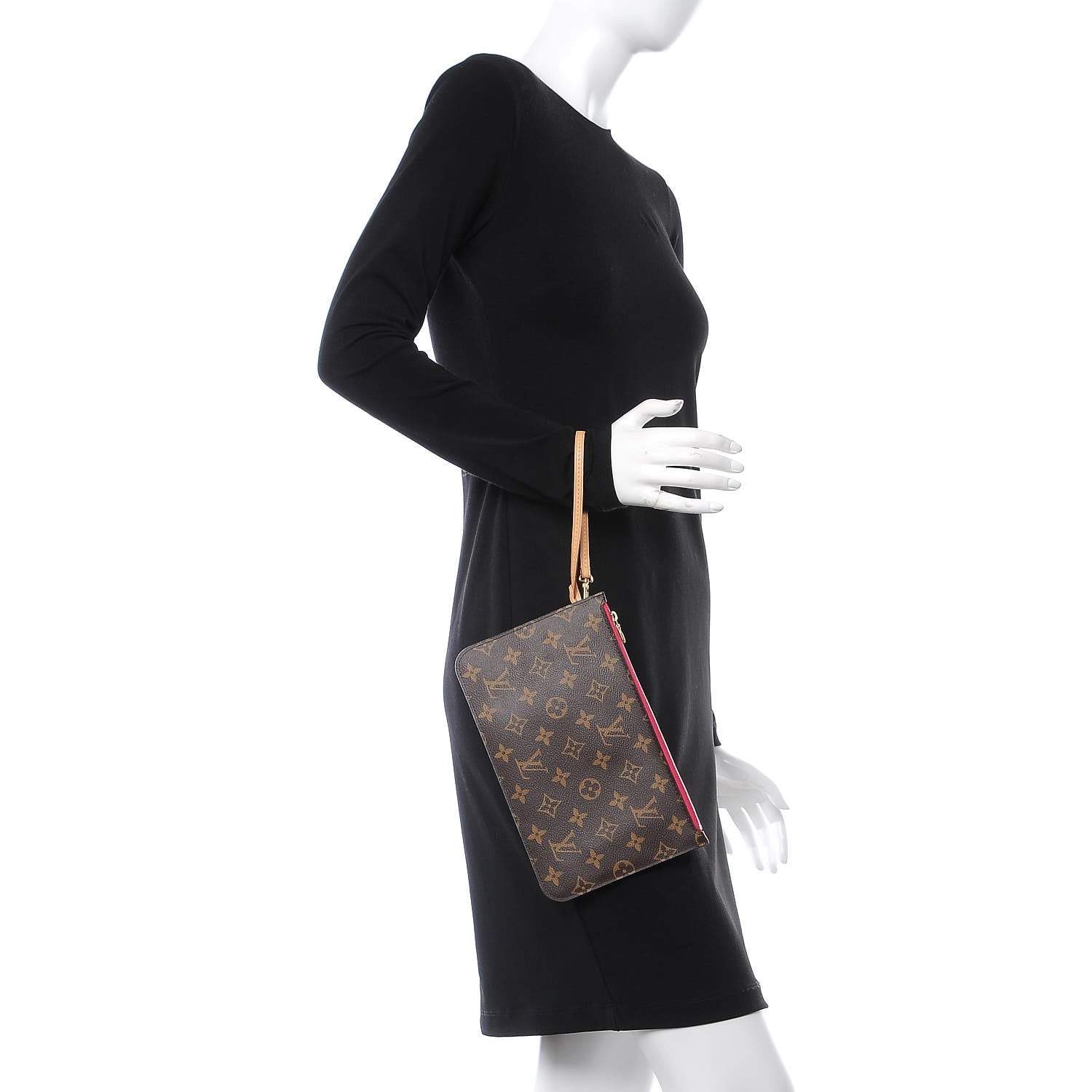 Louis Vuitton Monogram Neverfull MM GM Pochette Pivoine 2 of 8