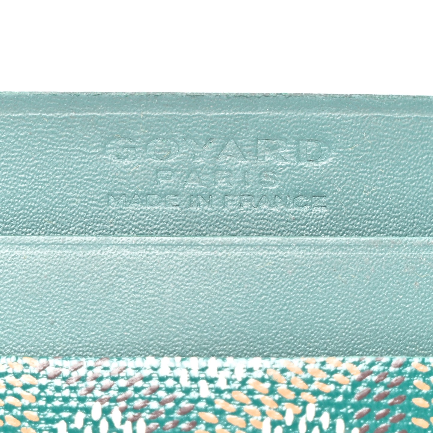 Goyardine Saint Sulpice Card Holder Green
