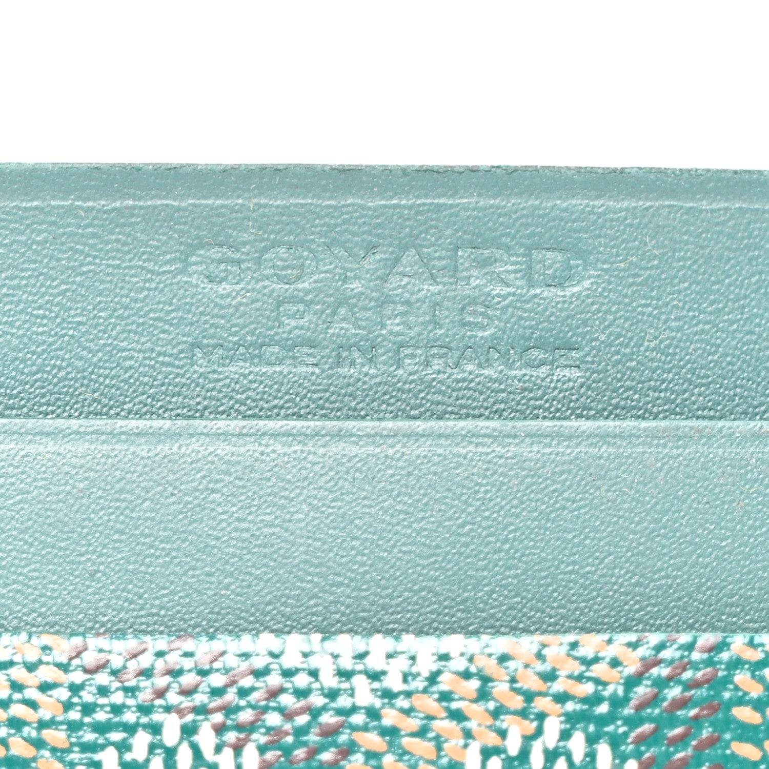 Goyard Goyardine Saint Sulpice Card Holder Green 6 of 8