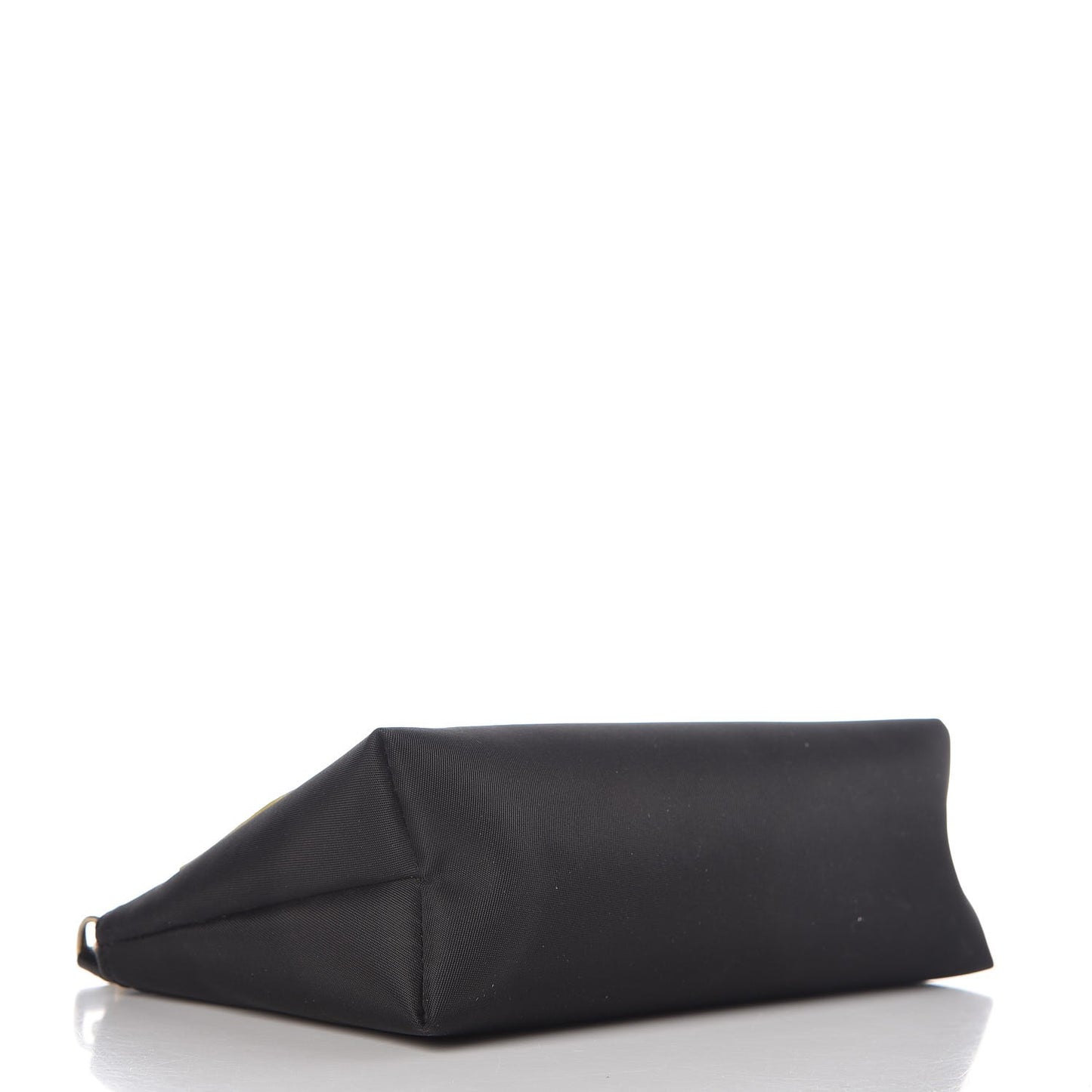 Nylon Vitello Elite Crystal Eye Monster Large Cosmetic Pouch Black Cedro