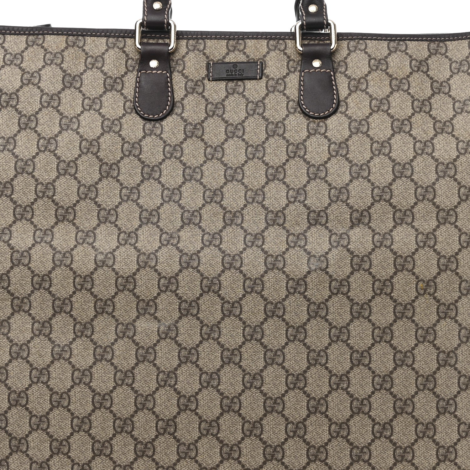 Gucci GG Plus Monogram XL Tote Dark Brown 8 of 11