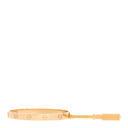 Cartier 18K Yellow Gold LOVE Bracelet 17 3 of 9