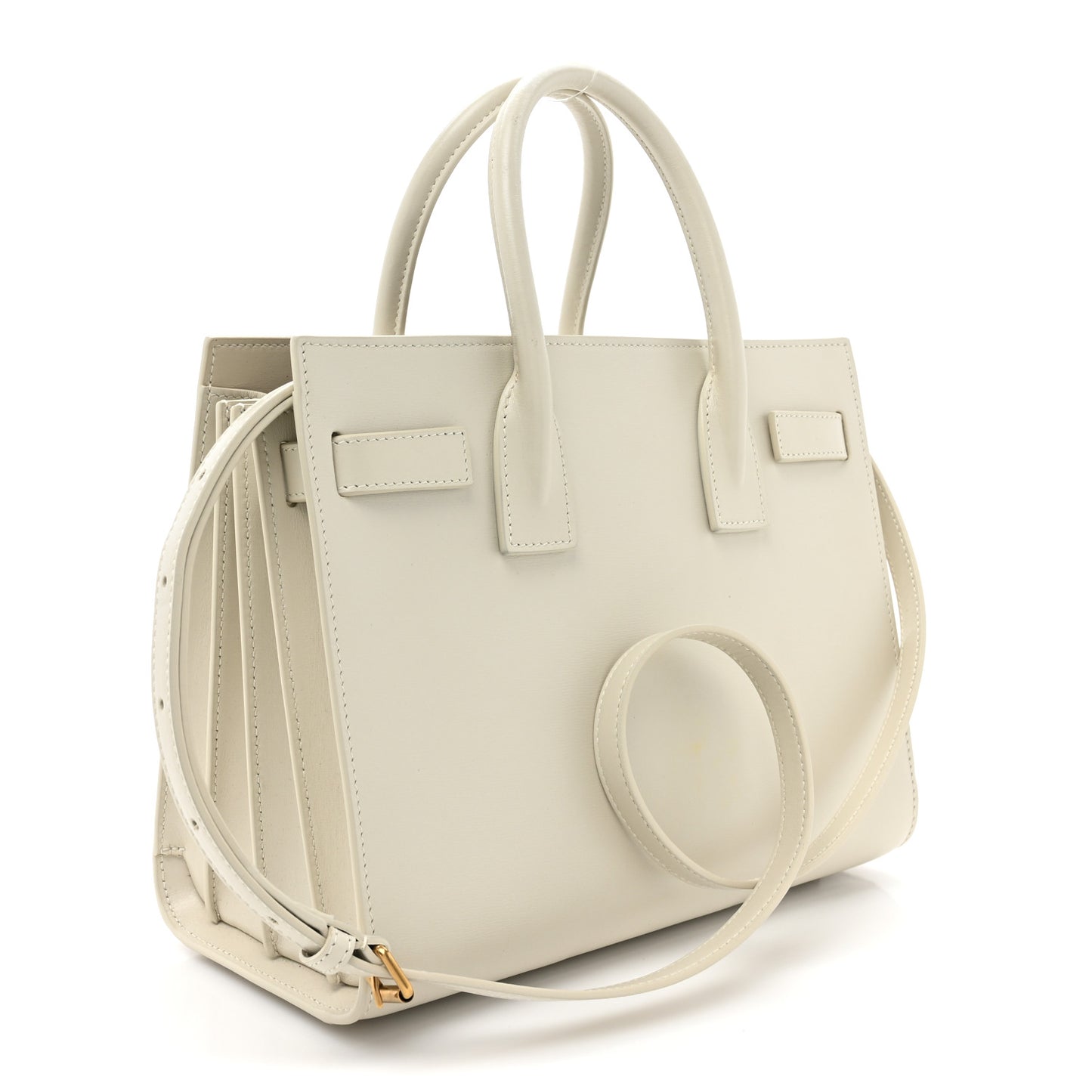 Calfskin Baby Sac De Jour Dove White