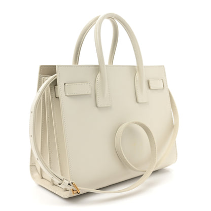 Saint Laurent Calfskin Baby Sac De Jour Dove White 3 of 15