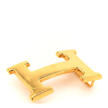 Hermes Polished 32mm H Belt Buckle Gold 3 of 3
