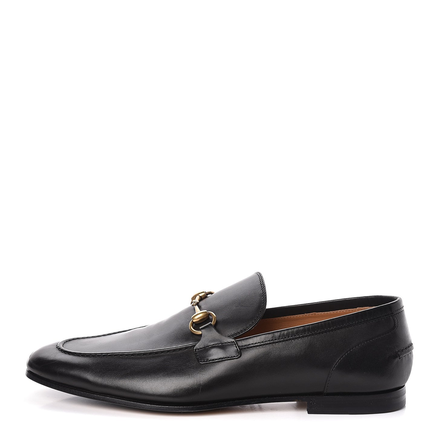 Calfskin Horsebit Mens Jordaan Loafers 9 Black