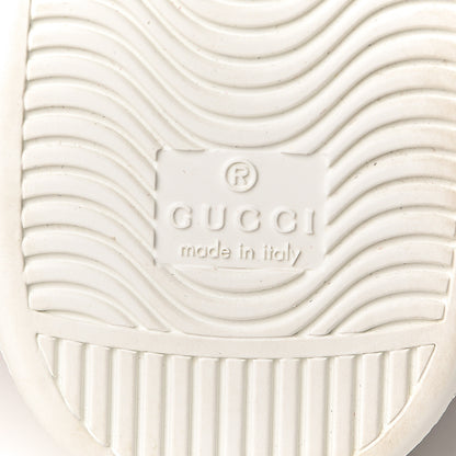 Gucci Calfskin Ayers Web Angry Cat Embroidered Mens Ace Sneakers 6.5 White 7 of 12