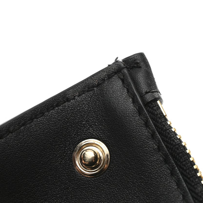 Salvatore Ferragamo Calfskin Snakeskin Gancini Large Studio Bag Black Beige 13 of 14