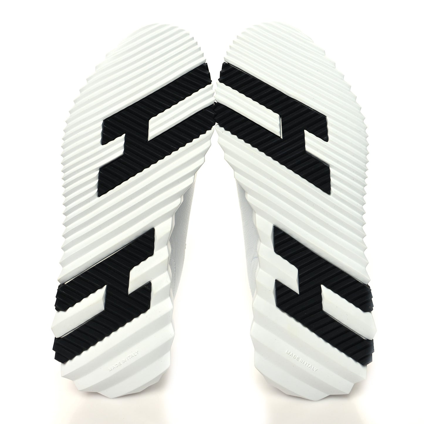 Goatskin Suede Goatskin Bouncing Sneakers 37 White Black