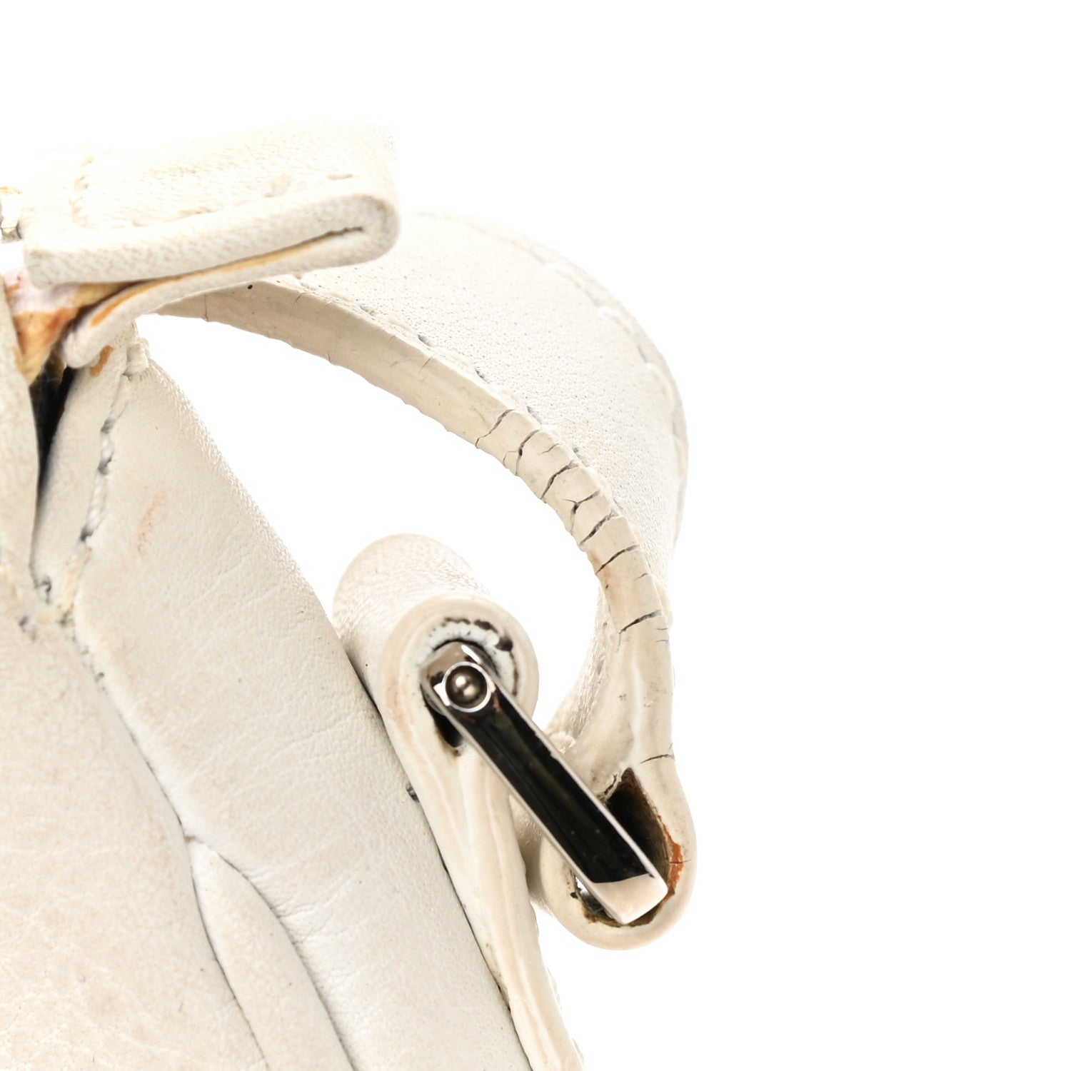 Christian Dior Calfskin Shoulder Bag White 11 of 15