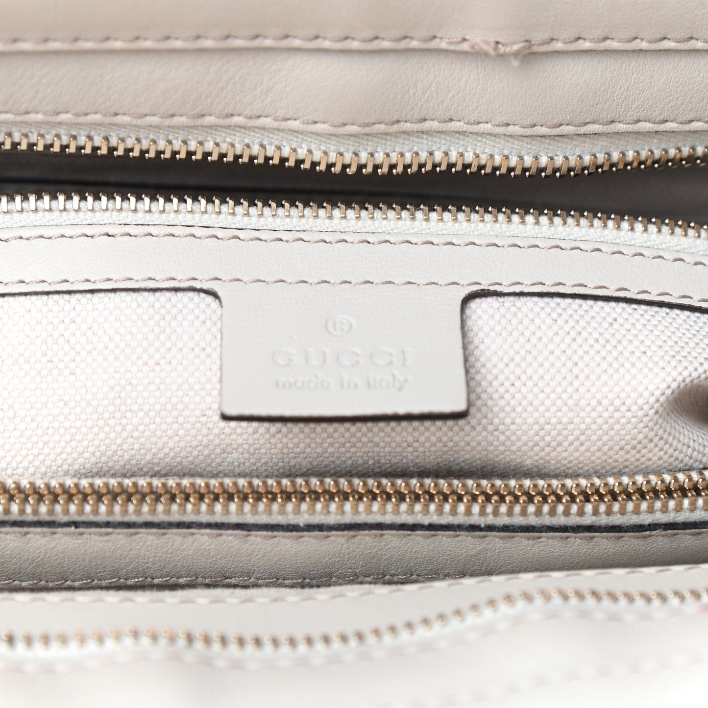 Guccissima Medium Mayfair Tote Off White
