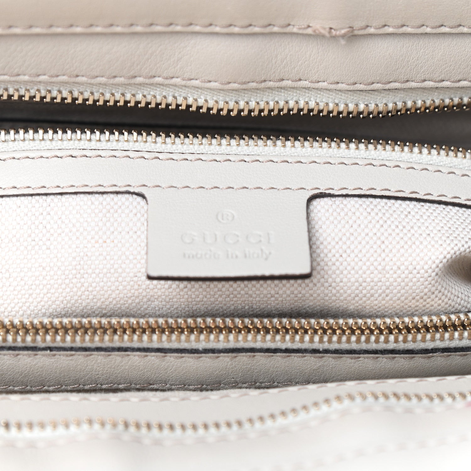 Gucci Guccissima Medium Mayfair Tote Off White 6 of 10