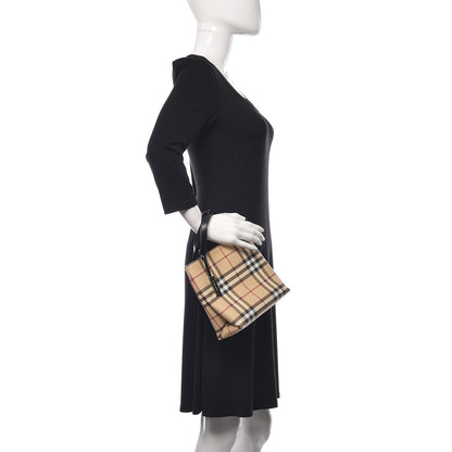 Burberry House Check Small Tote Black 2 of 8