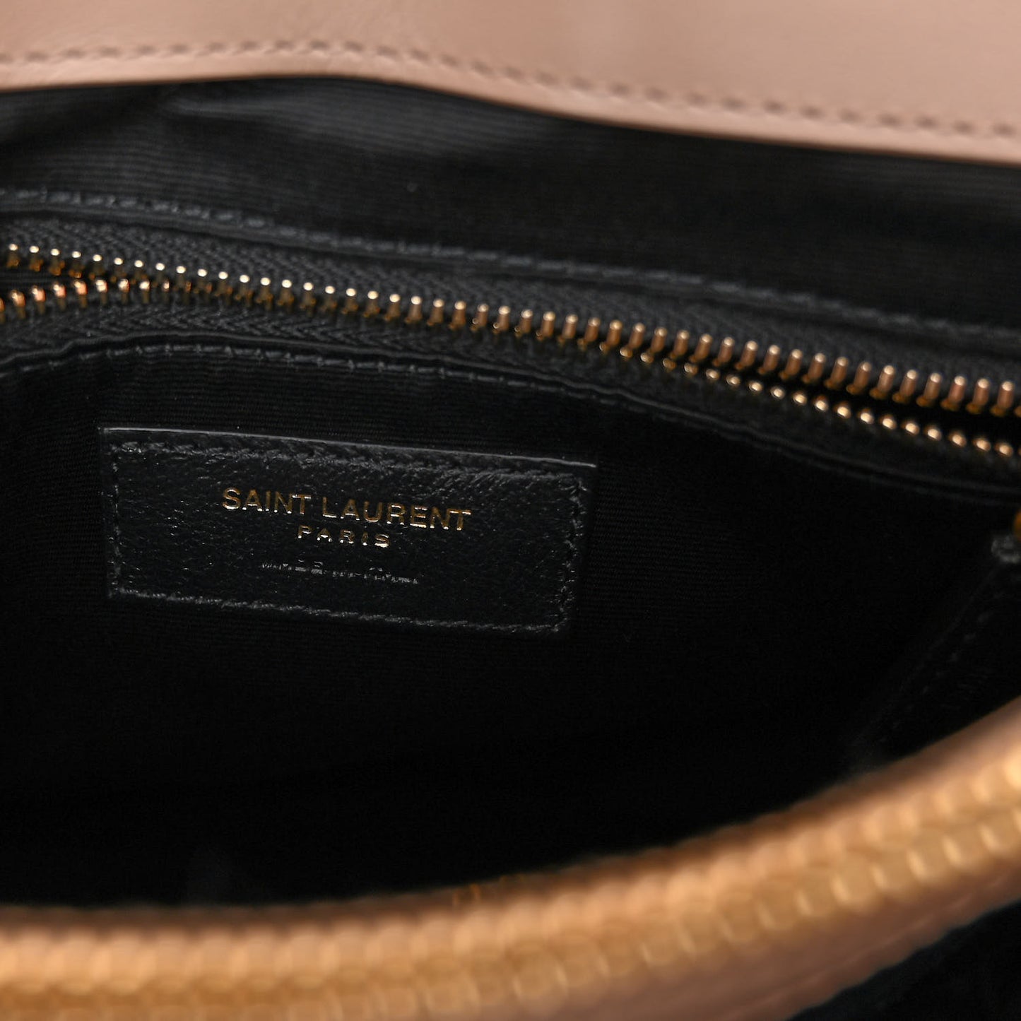 Calfskin Y Quilted Monogram Medium Loulou Chain Satchel Light Natural