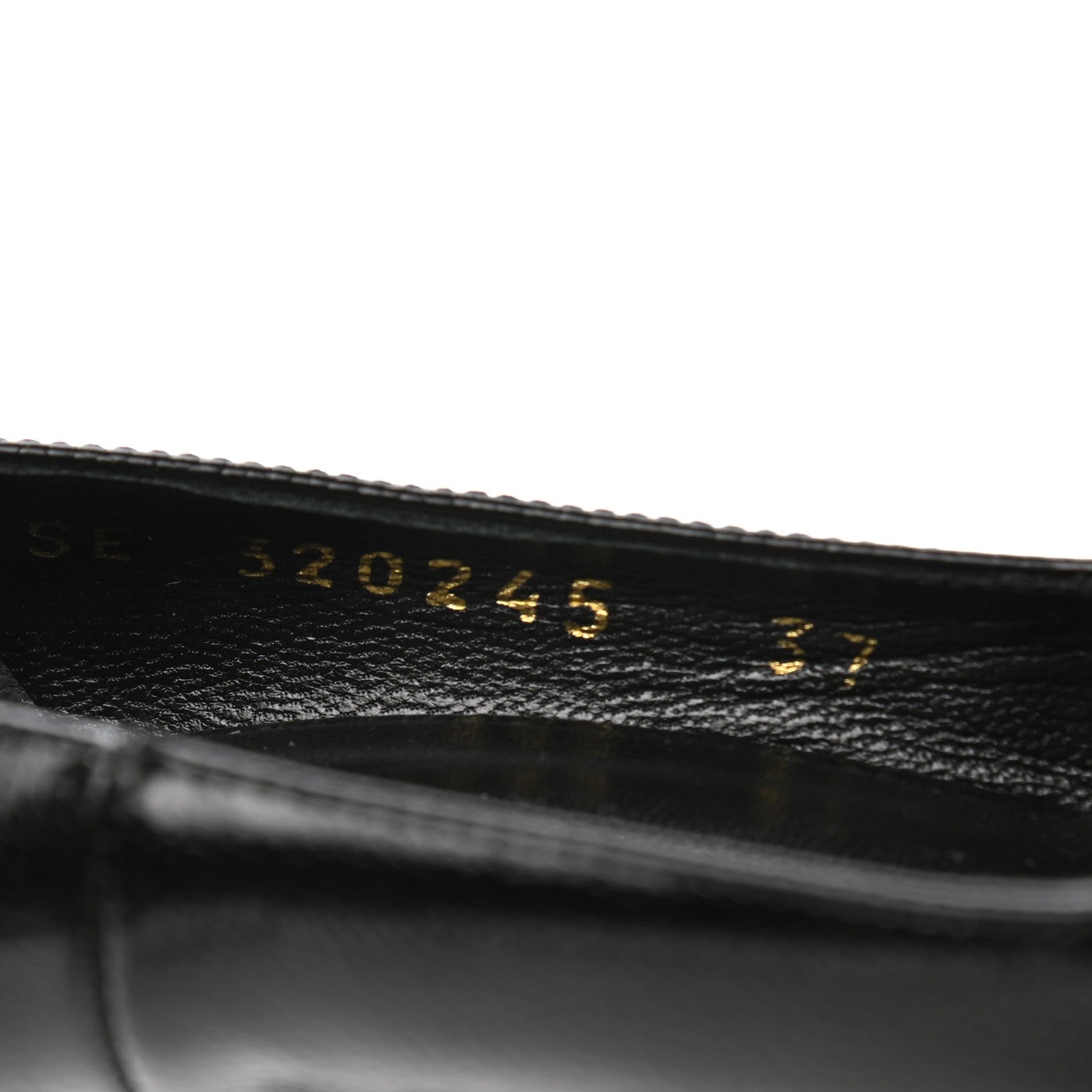 Saint Laurent Pebbled Patent Calfskin Janis 105 Platform Pumps 37 Black 8 of 9