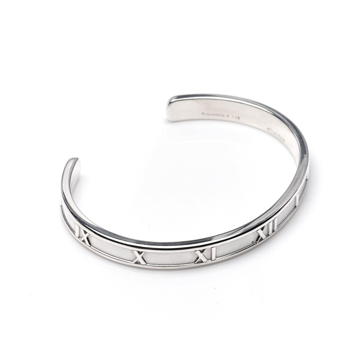 Tiffany Sterling Silver Atlas Cuff Bracelet 6 of 6