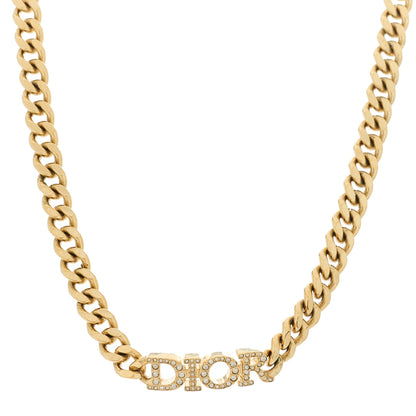 Christian Dior Metal Crystal Dio(r)evolution Choker Gold 1 of 6