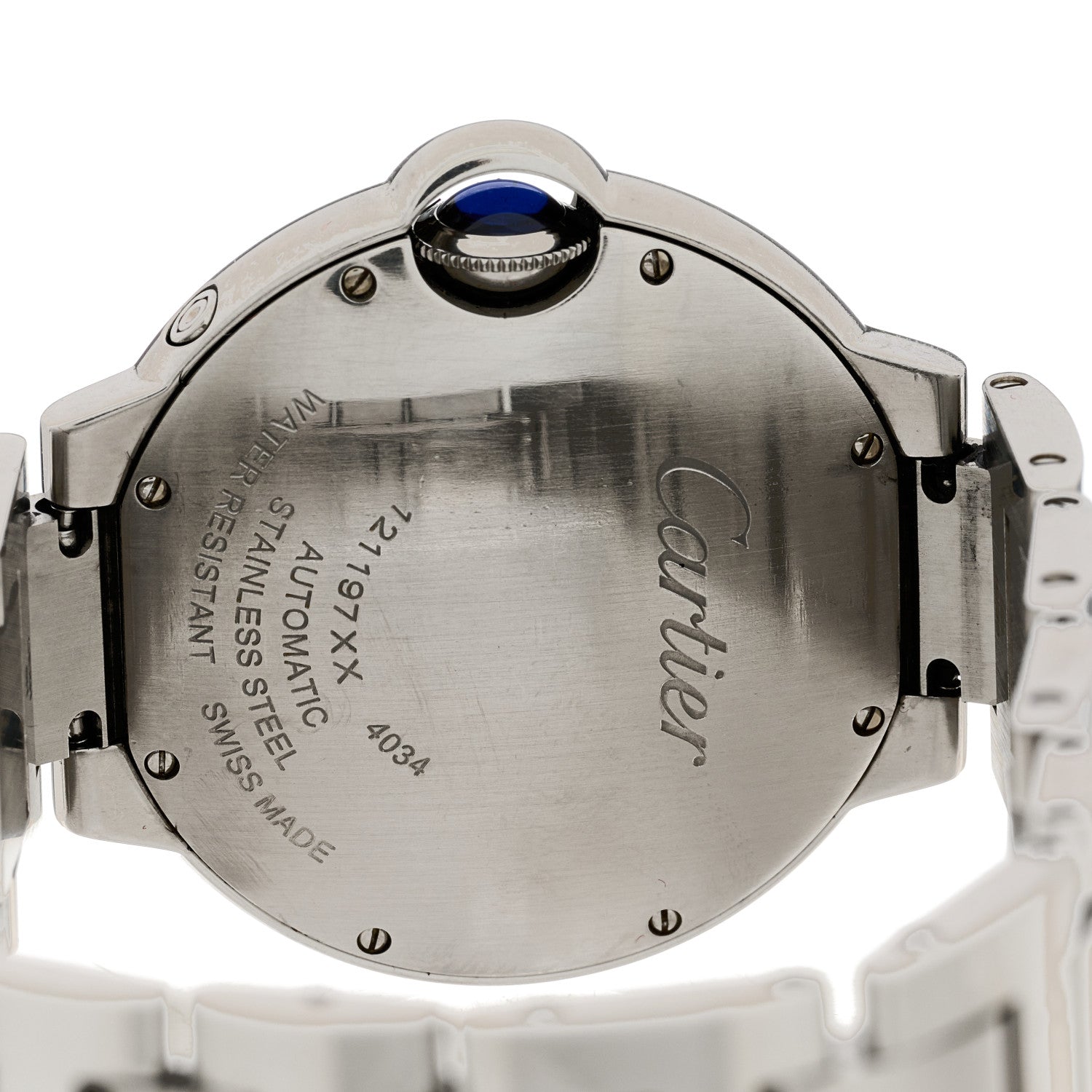 Cartier Stainless Steel 37mm Ballon Bleu De Cartier Moonphase Automatic Watch 4 of 4