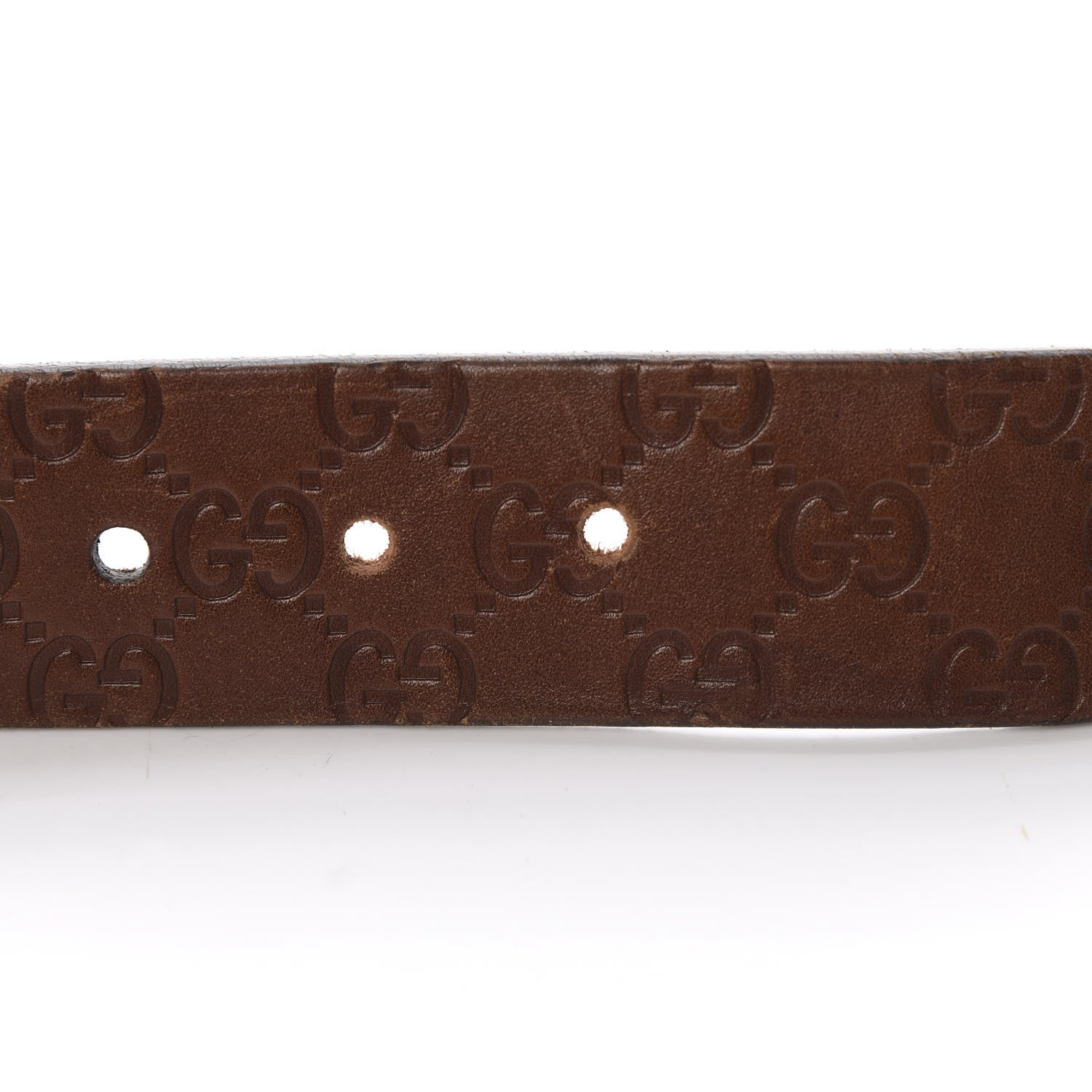 Gucci Guccissima Signature Belt 95 38 Dark Brown 6 of 9
