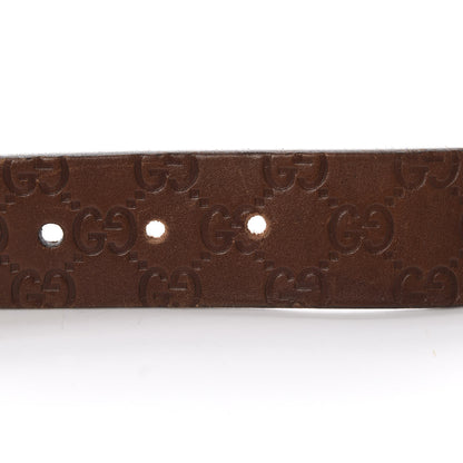 Gucci Guccissima Signature Belt 95 38 Dark Brown 6 of 9