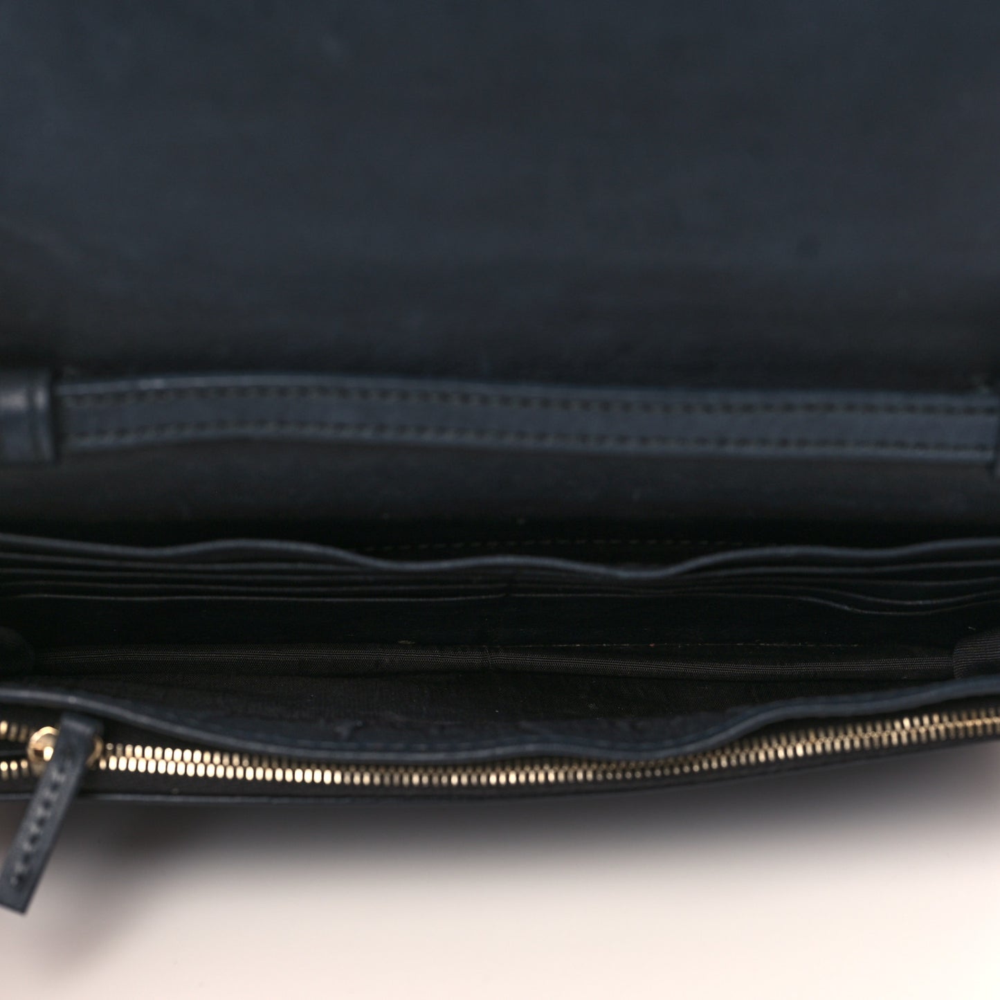 Microguccissima Crossbody Wallet Black