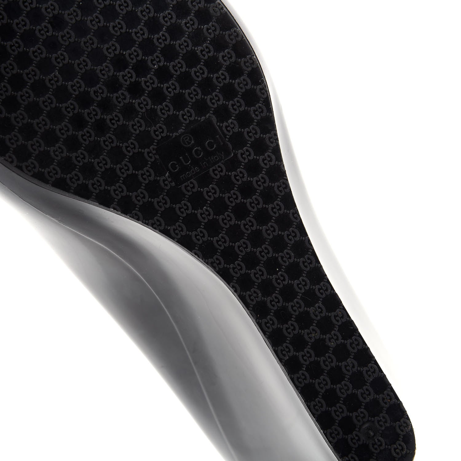 Gucci Rubber Jelly Marola Wedges 39 Black 9 of 10