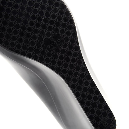 Gucci Rubber Jelly Marola Wedges 39 Black 9 of 10