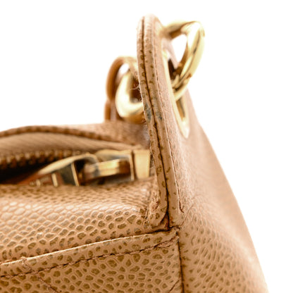 Chanel Caviar Quilted Timeless CC Shoulder Bag Beige 15 of 15