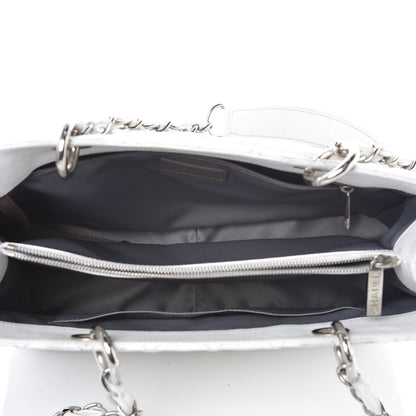 Chanel Caviar Quilted Grand Shopping Tote GST White 6 of 24