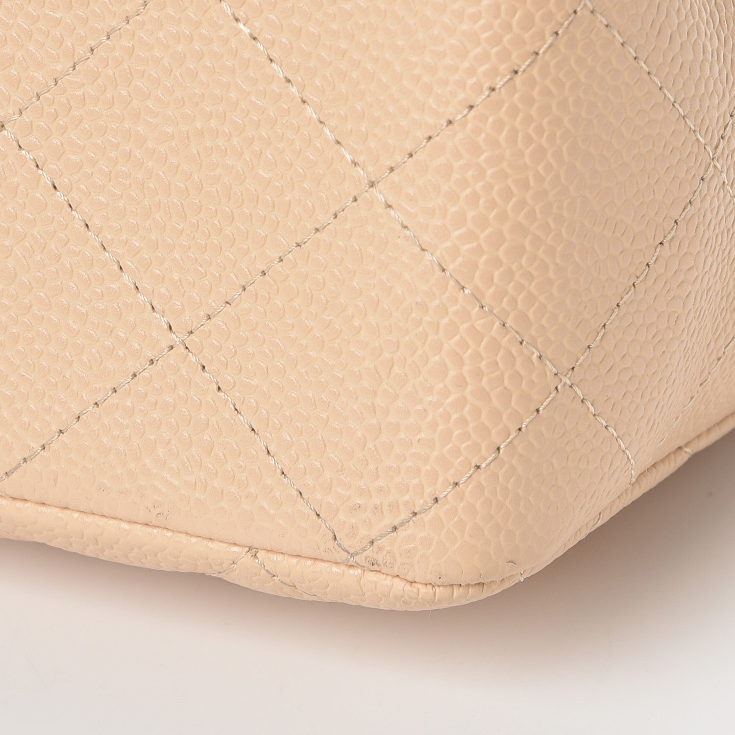 Chanel Caviar Quilted Jumbo Single Flap Beige Clair 16 of 16