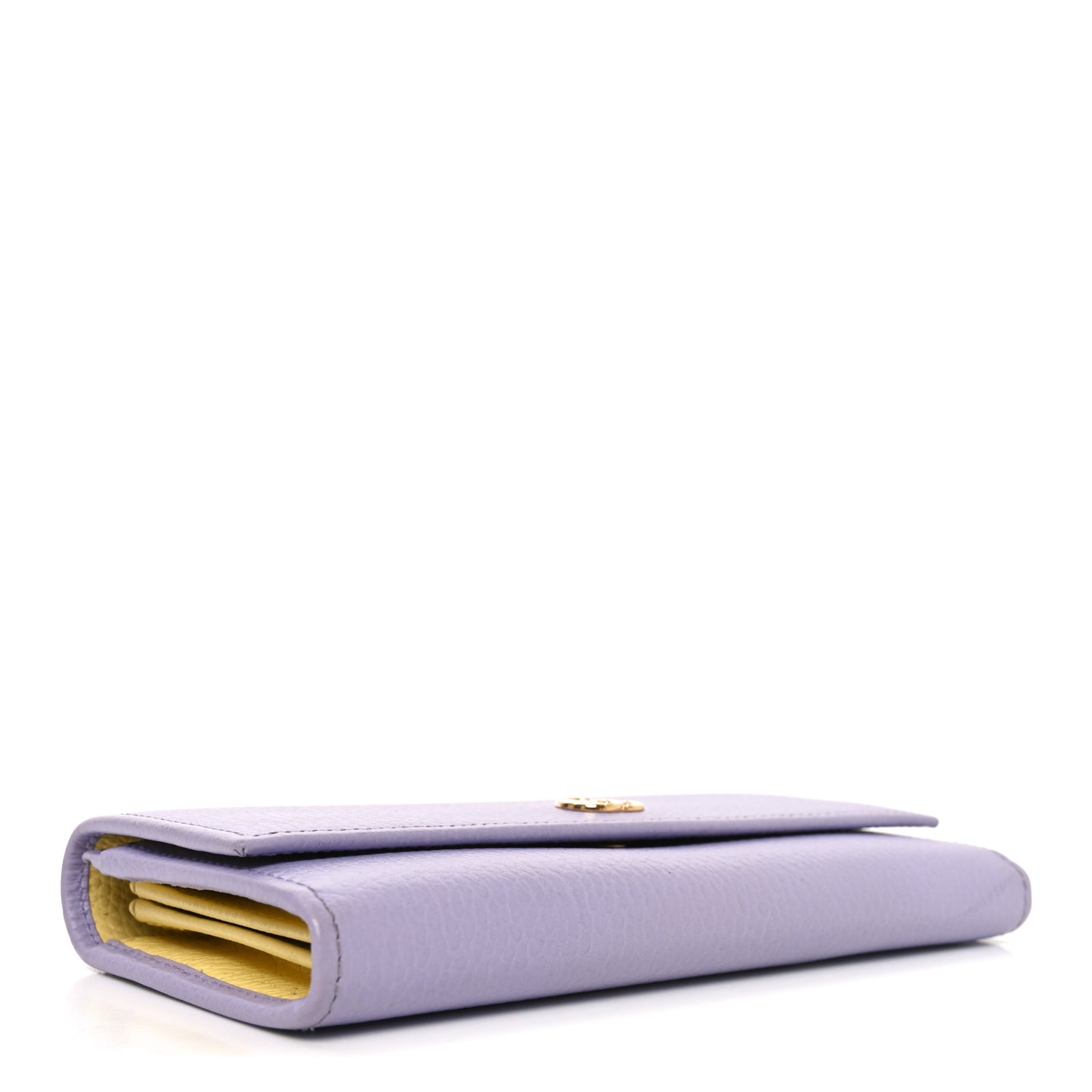 Dollar Calfskin GG Marmont Continental Wallet Lilac