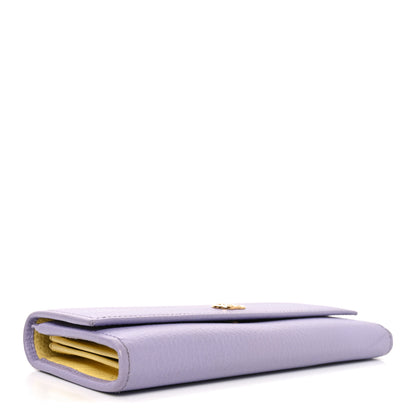 Gucci Dollar Calfskin GG Marmont Continental Wallet Lilac 8 of 16