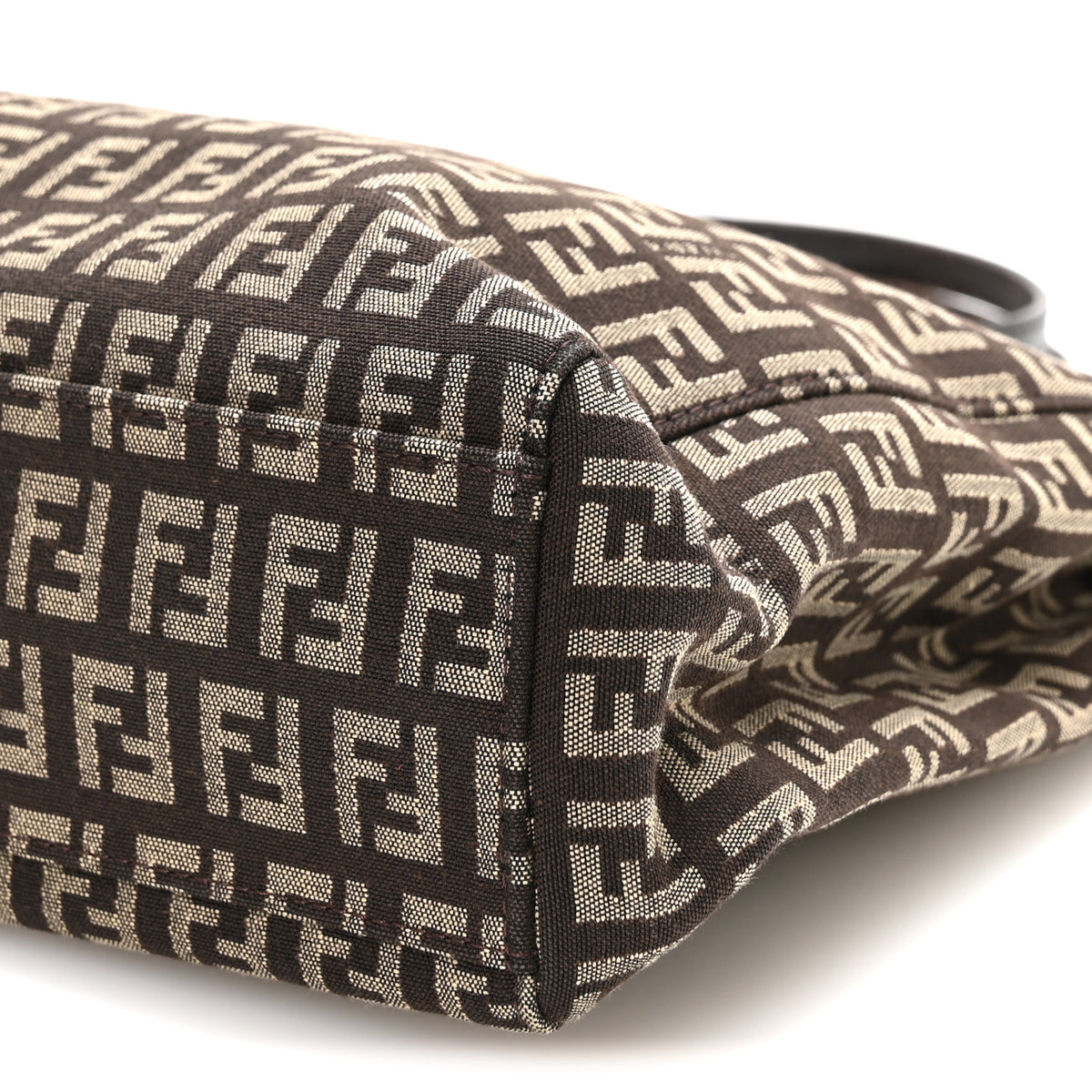 Fendi Zucchino Small Tote Brown 10 of 11
