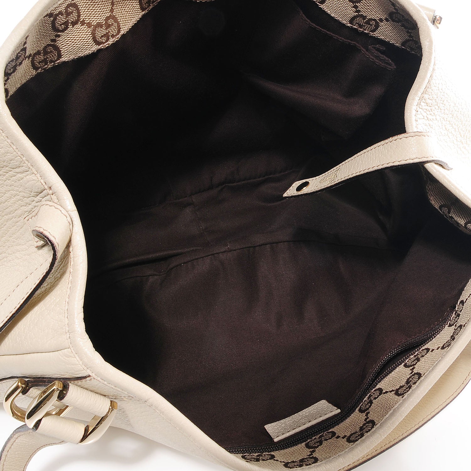 Gucci Calfskin Medium Abbey Shoulder Bag Off White 5 of 7