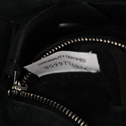 Bottega Veneta Metallic Crushed Calfskin Maxi Intrecciato Cassette Crossbody Bag Chlorophyll 7 of 10