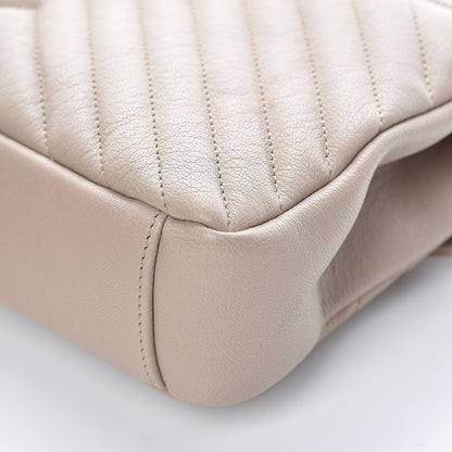 Saint Laurent Sheepskin Matelasse Medium College Monogram Bag Natural 11 of 12