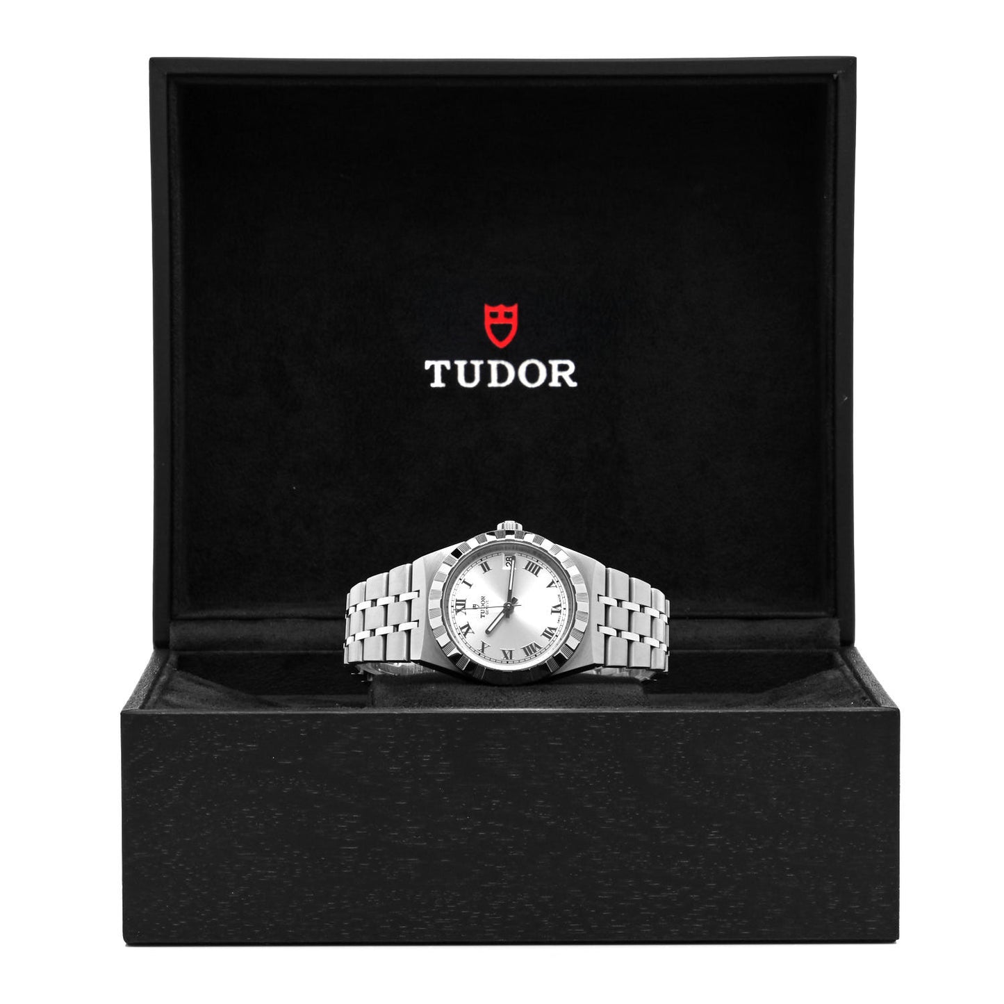 Stainless Steel 34mm Royal Automatic Watch Silver 28400