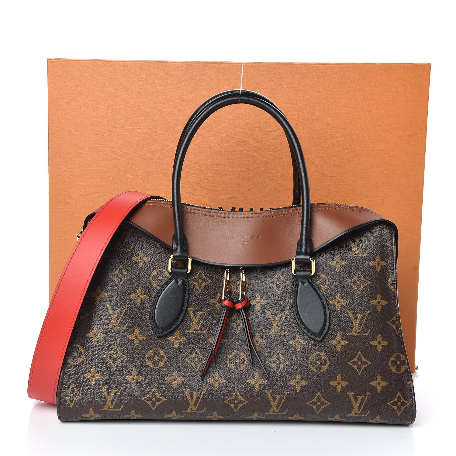 Louis Vuitton Monogram Tuileries Caramel Rouge 10 of 10