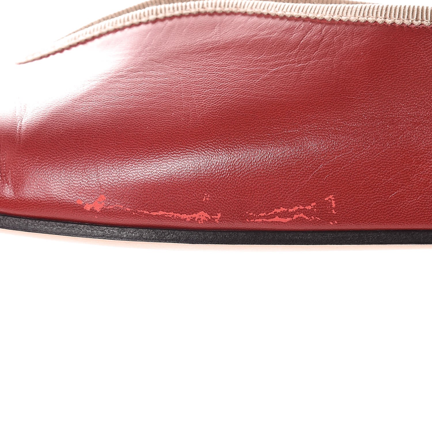 Gucci Malaga Kid Silk Hannelore Detachable Platform Slide 38 Hibiscus Red 12 of 17