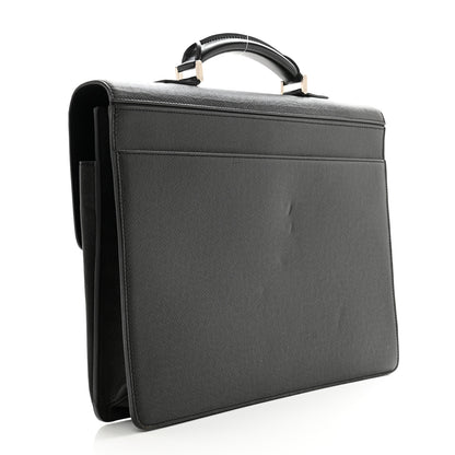Louis Vuitton Taiga Neo Robusto 2 Compartment Briefcase Black 2 of 11