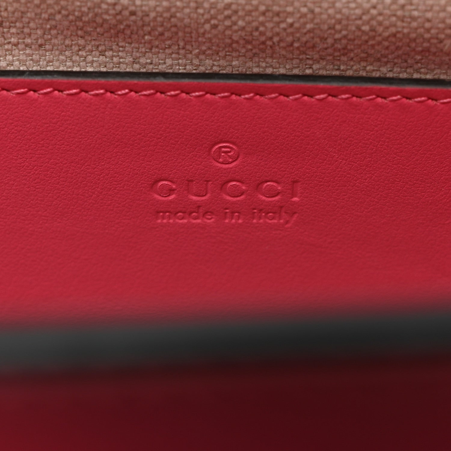 Gucci Calfskin GG Matelasse Small Slim Chain Shoulder Bag Rhodamine Pink Natural 6 of 11