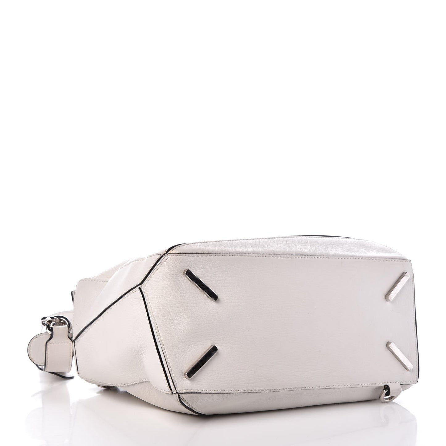 Calfskin Puzzle Bag White